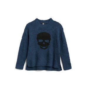 Bessie Popcorn Skull Pullover
